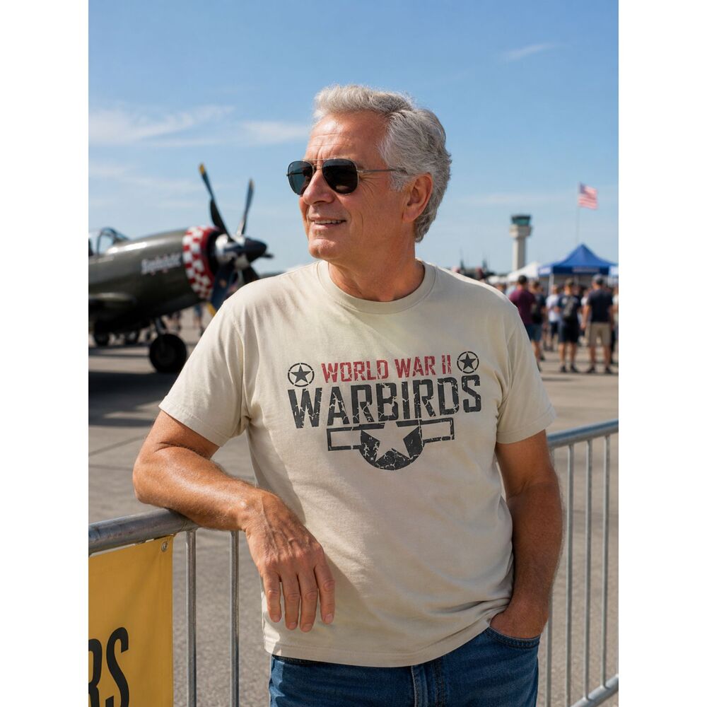 World War II Warbirds Graphic Tee Small